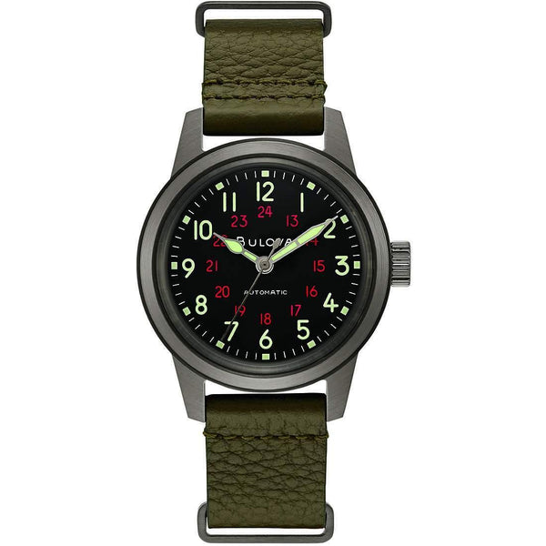 Orologio Automatico Uomo Bulova 98A255 Military Hack | Gioiellitosti.it